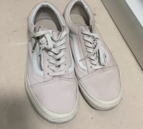 粉色 皮 vans 鞋 正品 二手 感兴趣...
