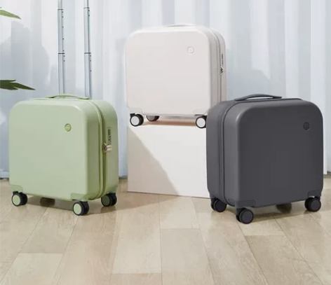 原创设计米熙行李箱女18寸小型轻便密码登机...