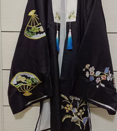 司南阁 汉服秋冬明制绣花披风全新S码 全新...