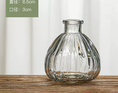 ins风玻璃花瓶 简约透明插花水培鲜花绿植...