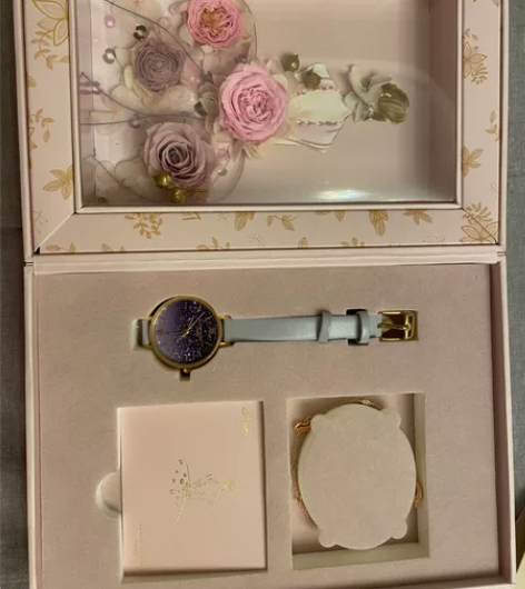 JD购入Lola rose紫色梦幻手表，带...