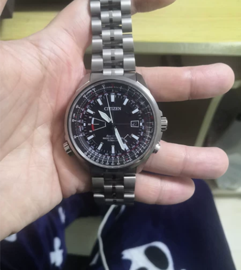 Citizen/西铁城 光动能电波表男表钛...