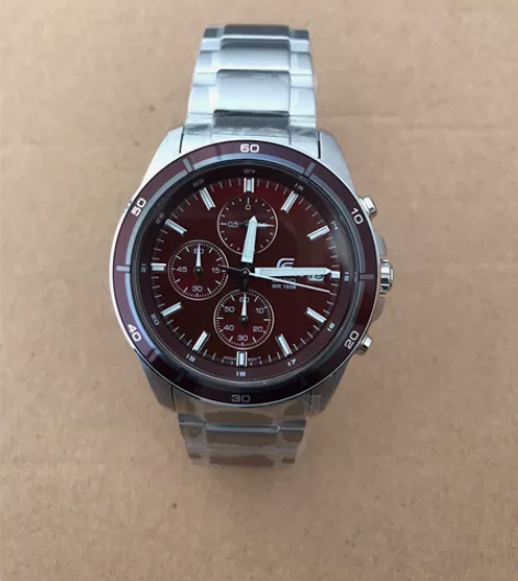 卡西欧手表EFR-526指针石英手表 不锈...