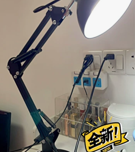 【工厂尾单】美式长臂LED台灯工作护眼绘图...