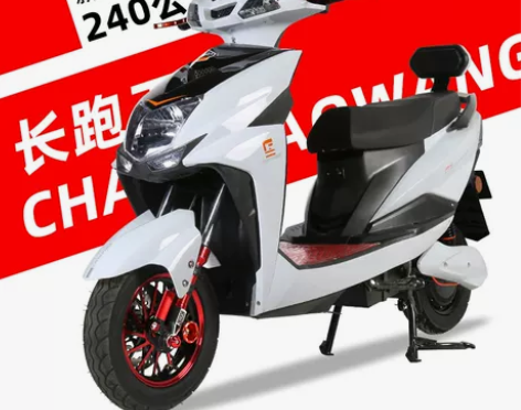 讴蒂尚领电动电瓶摩托车72V成人双人踏板外...