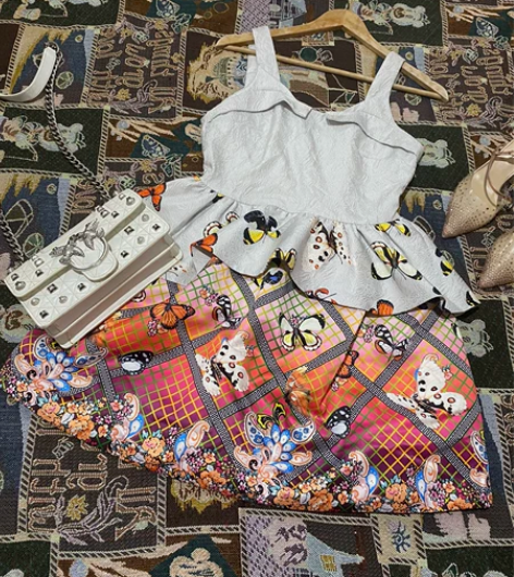 夏季连衣裙 a字裙 西安小寨购入 全新 尺...