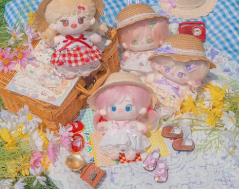 糖心花花花苞裙 all in 全新，图二实...