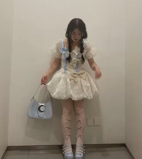 【xs码】薄荷猫 花苞裙TinyAlice...