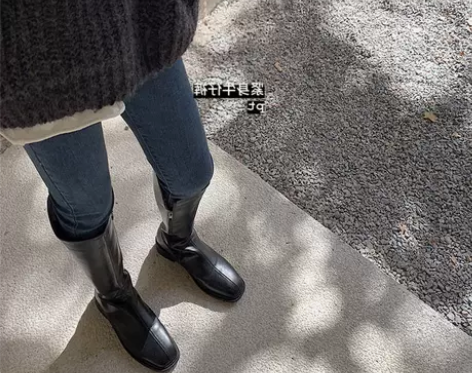 大码女装胖妹妹mm牛仔直筒秋冬高腰小脚显瘦...