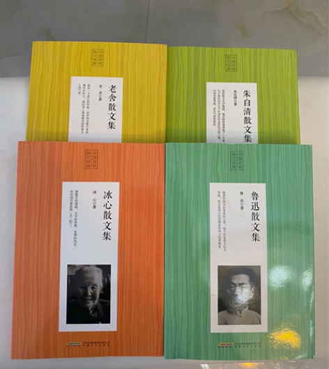 冰心老舍鲁迅朱自清老舍散文全集经典作品集精...