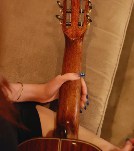 个人自用进口纯手工大师级演奏吉他急转。 吉...