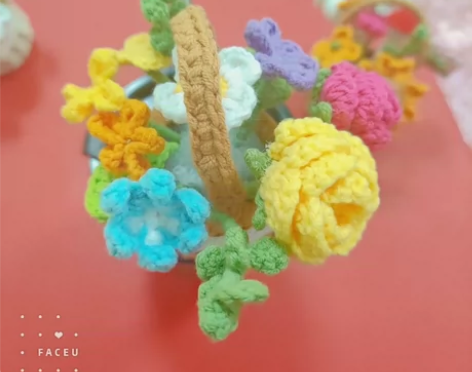 迷你花篮  25元 可做车挂 摆件 挂件 ...