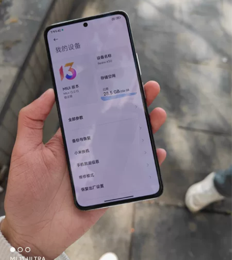 红米K50，8+256，银色，95新，有原...