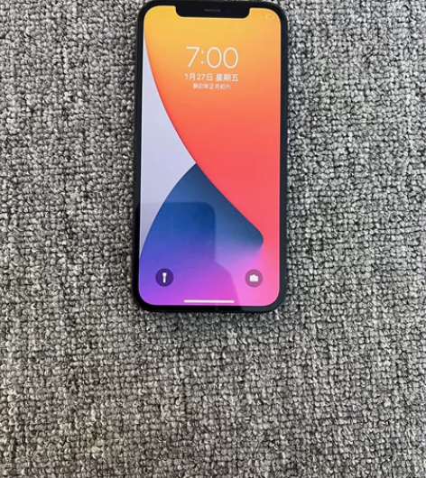 苹果12黑色国行，128g内存，系统14....