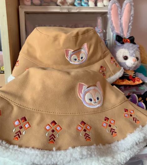 玲娜贝儿小小梦想家环球系列渔夫帽毛绒帽贝儿...