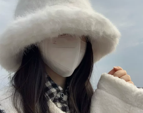毛绒帽女秋冬韩版加厚保暖毛茸茸渔夫帽日系大...