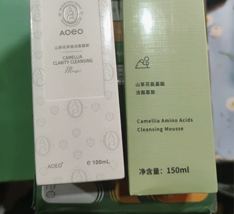 AOEO山茶花氨基酸洁面慕斯温和深层清洁控...