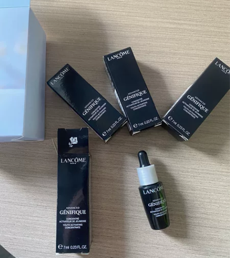 兰蔻小黑瓶肌底液精华 小样7ml 共四件 ...