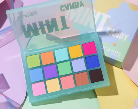 ucanbe眼影盘（十五色马卡龙）诗佩妮三...