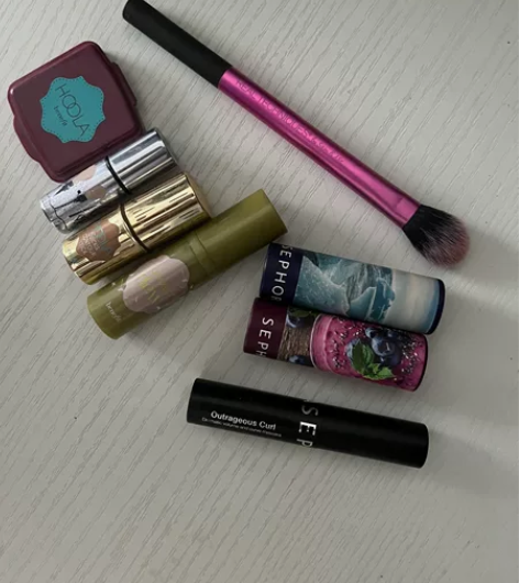 丝芙兰 贝玲妃口红高光修容腮红膏刷子睫毛膏...