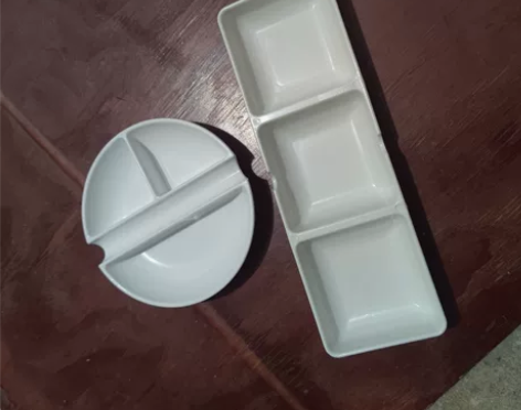 调色盘国画水粉水彩三格空间调色画画调色直径...