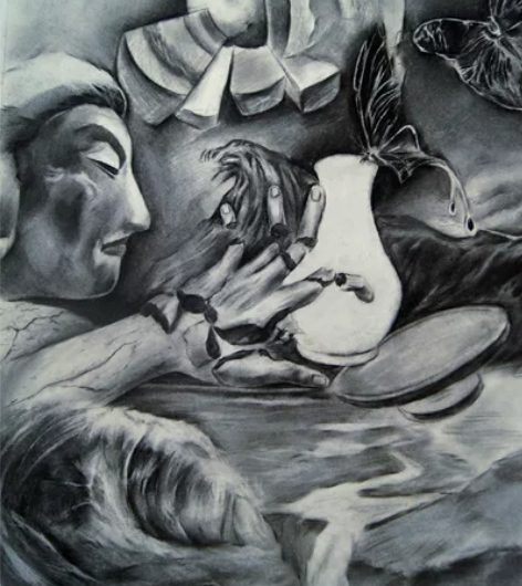 2K素描作品，随缘出，可定制 感兴趣的话点...