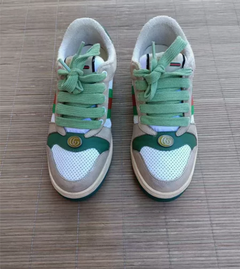 二手古驰37码，女士真皮运动鞋 鞋子保证质...