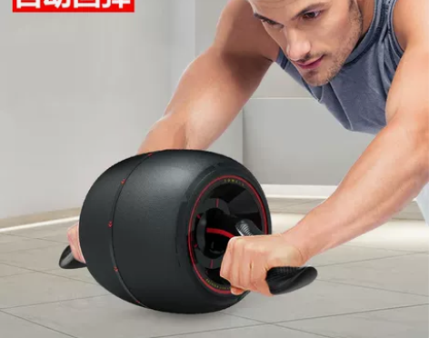 回弹健腹轮家用健身器材男女减肚子收腹部腹肌...