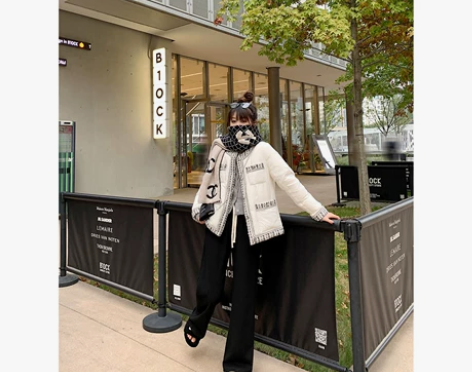 AHY 高腰显瘦加绒加厚裤子女2022冬季...