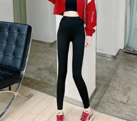 卡卡家显瘦加绒鲨鱼裤  75-85斤穿 感...