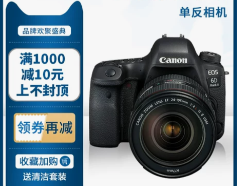 佳能EOS 6D Mark II 6D2机...