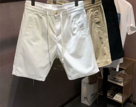 短裤男夏季工装休闲裤潮牌男士港风百搭直筒帅...