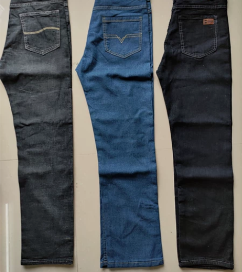 全新男士牛仔裤长裤直筒休闲弹力宽松男装裤微...