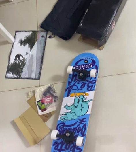 极限公社 王一博同款滑板 青春少年初学者B...