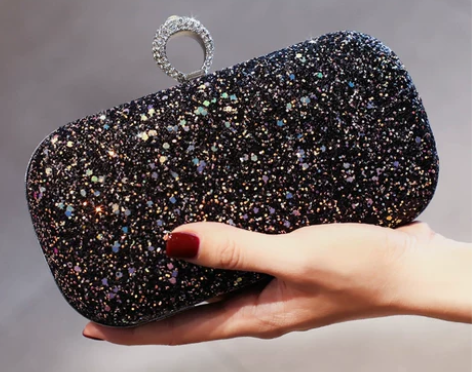 手拿包女2022新款宴会名媛气质礼服亮片包...