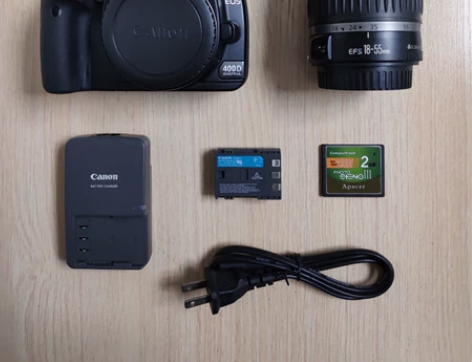 佳能400D+佳能18-55 II镜头,单...