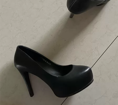 防水台高跟鞋40码单鞋浅口细跟大码女鞋春秋...