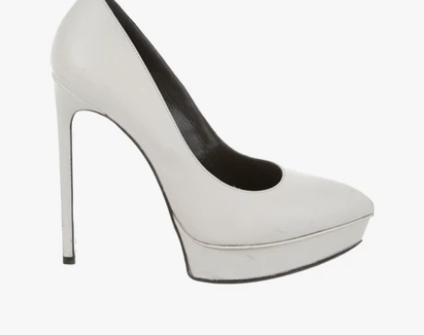 欧美裸粉色高跟鞋女细跟尖头防水台浅口单鞋礼...