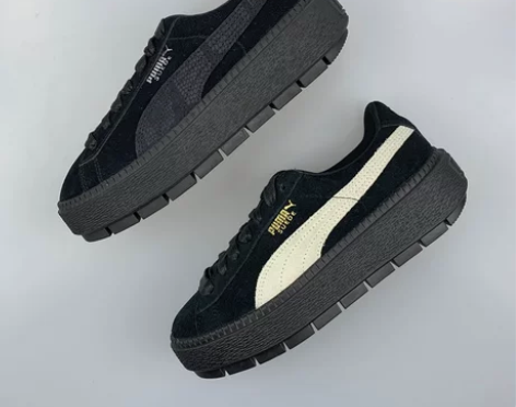 PUMA 彪马蕾哈娜松糕 泫雅同款 黑色厚...