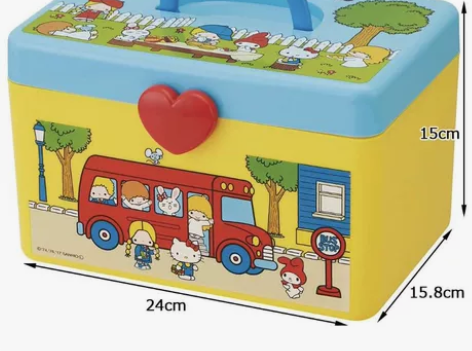包邮 sanrio 手提收纳箱 skate...