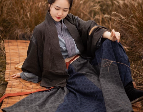 汀兰颂原创汉服潇潇晋襦晋制魏晋风八破裙宽袖...