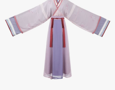 池夏 兰亭序:流觞 晋制双层交领晋襦破裙 ...