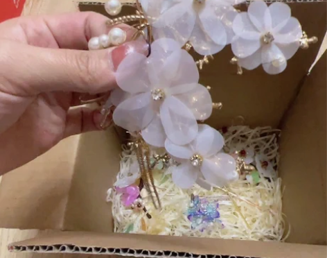 出超低价汉服发饰 清理一部分不用发饰出透明...