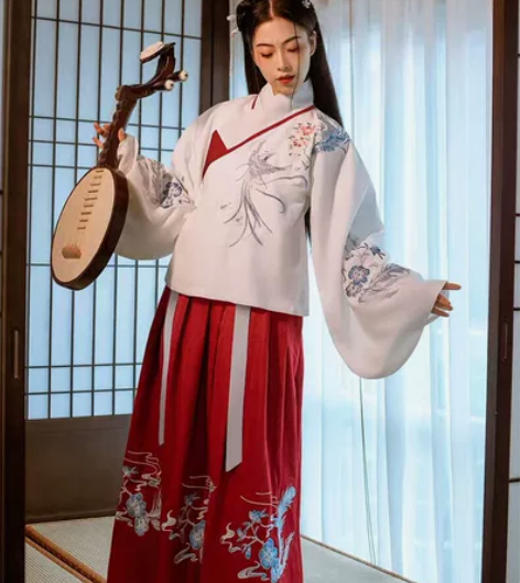 艺缕原创正品【鸾凤】交领汉服女琵琶袖明制袄...