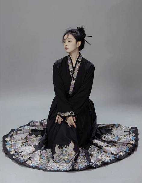 栖月海棠原创明制汉服星鸢仿妆花马面裙