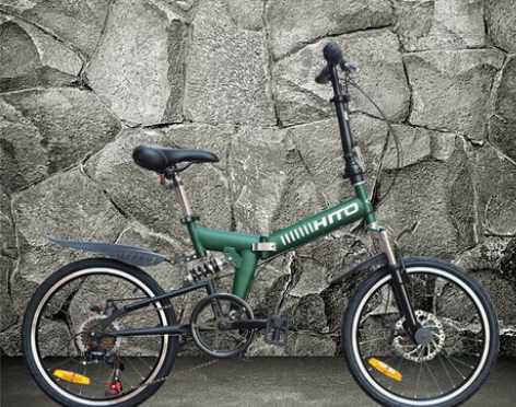 自行车 德国品牌 20寸碟刹避震折叠山地车...