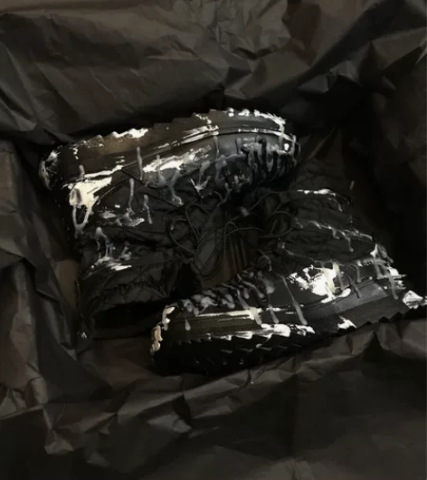 remake小众定制原创改鞋diy高帮鞋 ...