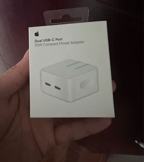 适用苹果35w手机充电器，购物赠品，原封未...