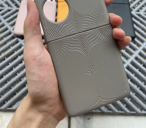 全新官方华为p50pocket皮革保护壳原...