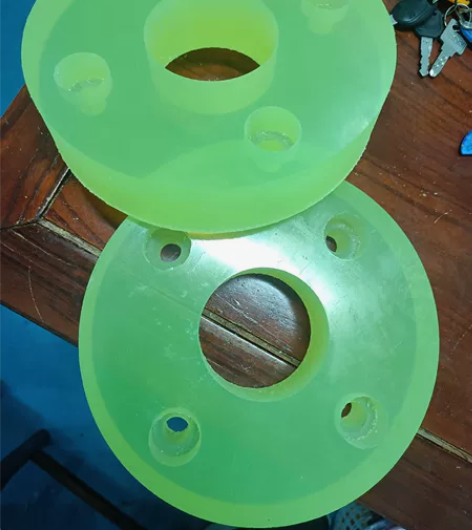 聚氨酯优力胶加工定制缓冲减震垫片耐磨垫块防...